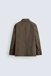 RELAXED FIT COTTON OVERSHIRT