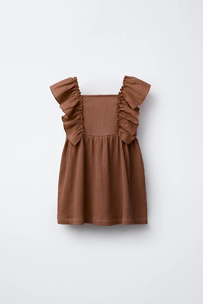 COMBINATION TEXTURED DRESS