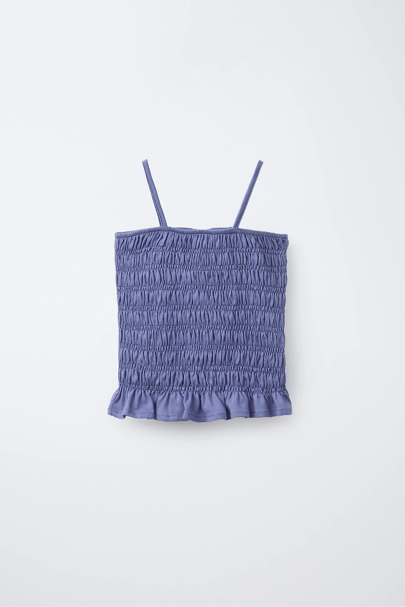 ELASTIC STRAP T-SHIRT
