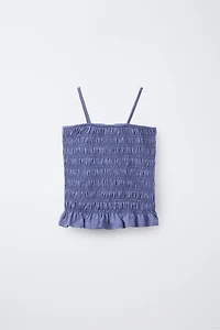 ELASTIC STRAP T-SHIRT
