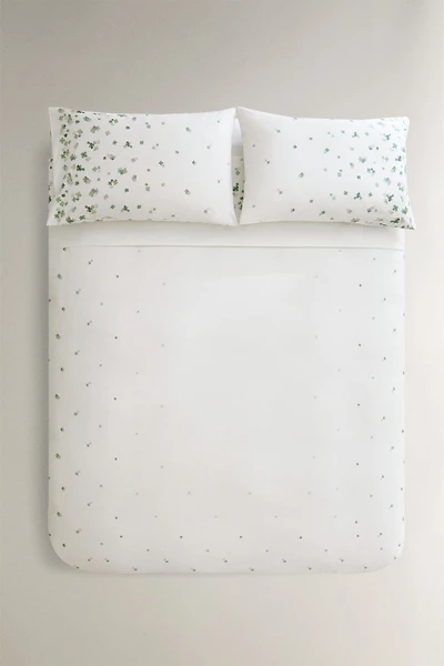CLOVER COTTON DUVET COVER