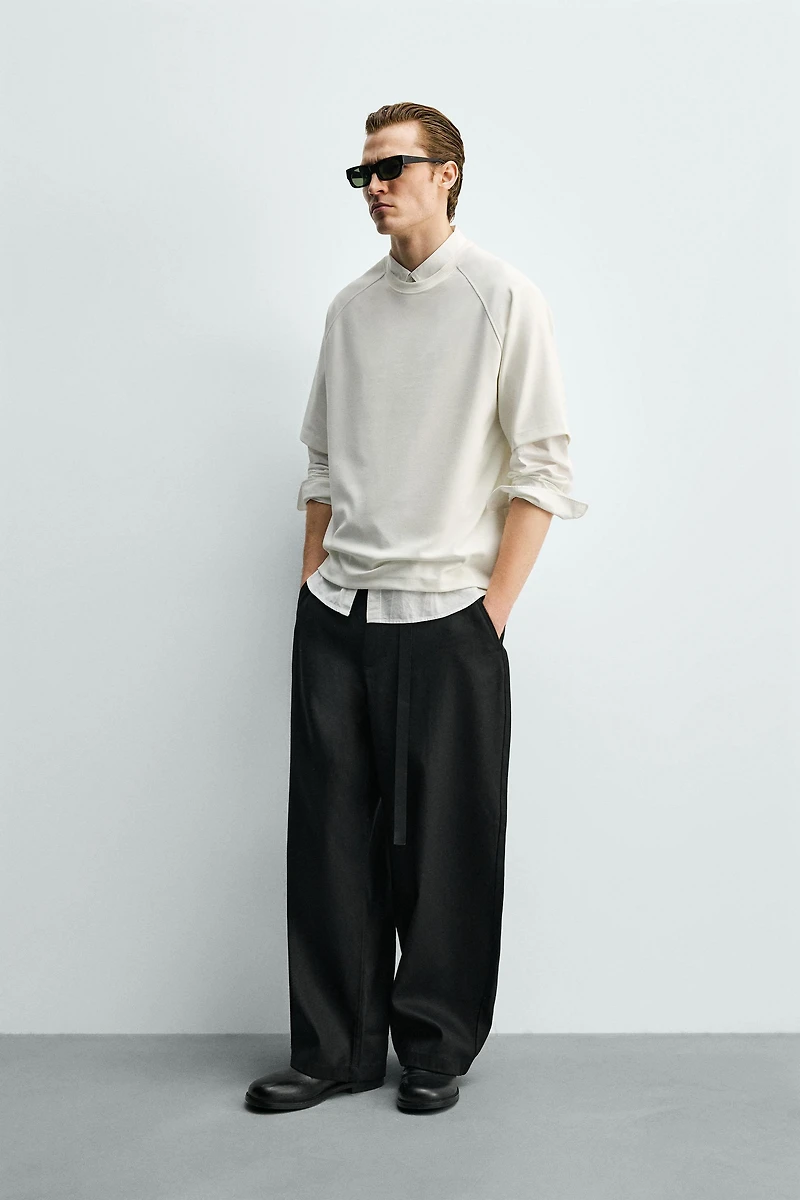 INTERLOCK PIPING T-SHIRT