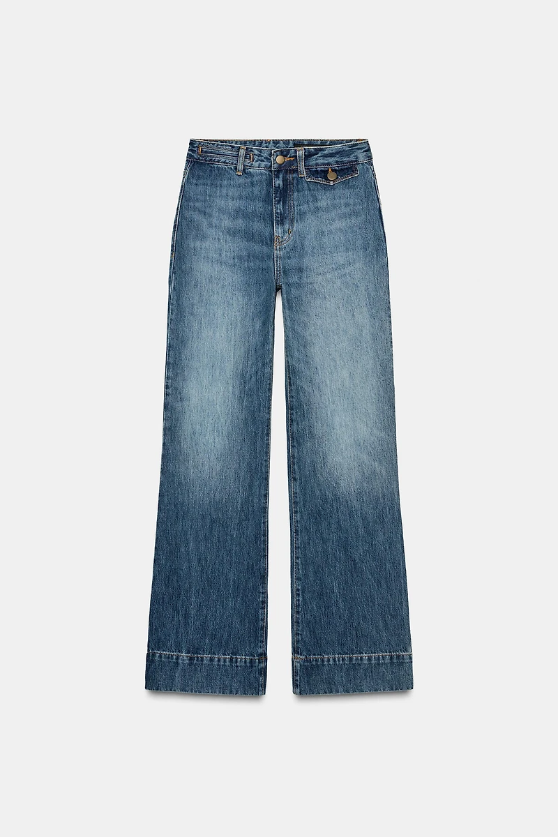 ZW COLLECTION HIGH-WAIST FLARE JEANS