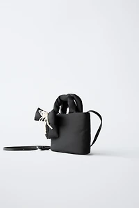 NYLON BOW CROSSBODY BAG