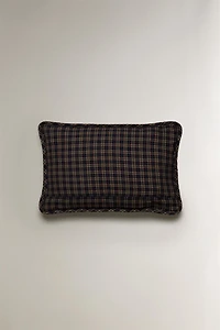 HOUSSE DE COUSSIN ENFANT CARREAUX NOËL