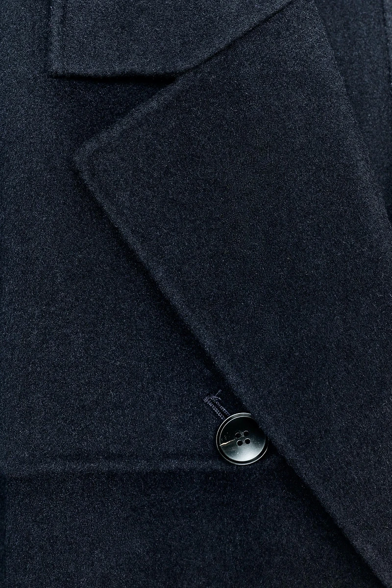 BELTED WOOL COAT