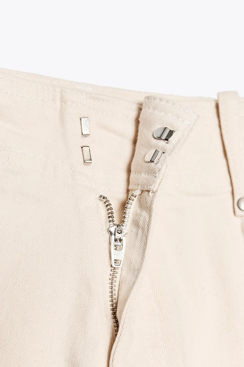 ZW COLLECTION TAILORED WIDE LEG HI-RISE JEANS