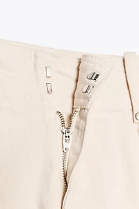 ZW COLLECTION TAILORED WIDE LEG HI-RISE JEANS