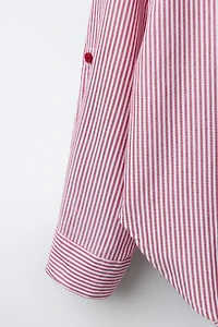 STRIPED SHIRT PACK WITH CONTRAST RIB T-SHIRT