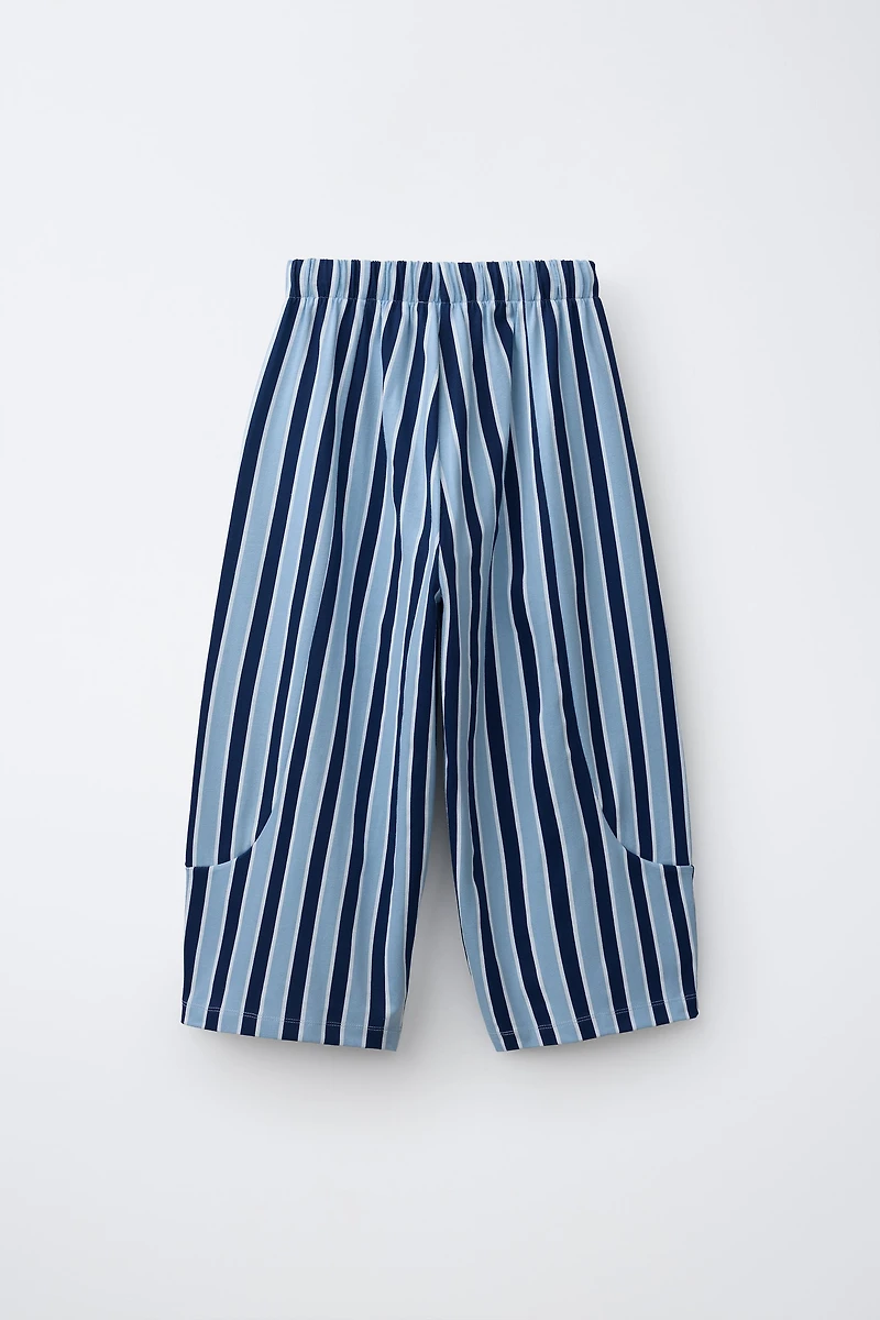 STRIPED RELAXED PANTS