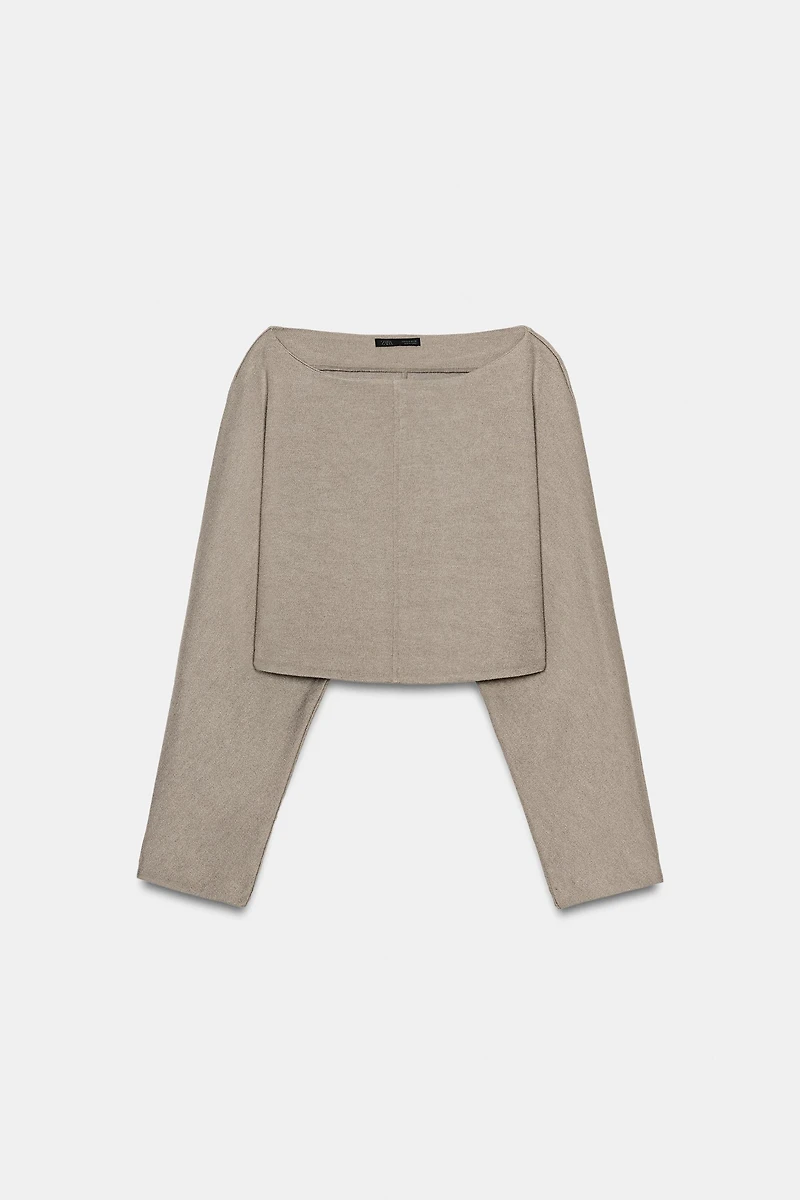 LONG SLEEVE CROP TOP
