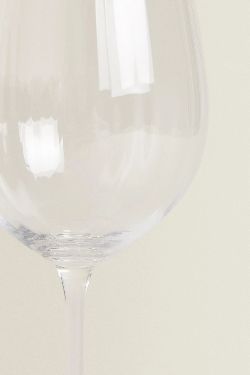 VERRE À VIN CRISTALLIN RELIEF