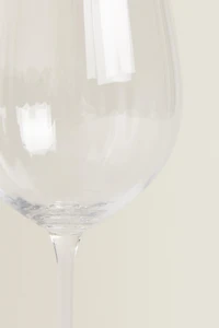 VERRE À VIN CRISTALLIN RELIEF