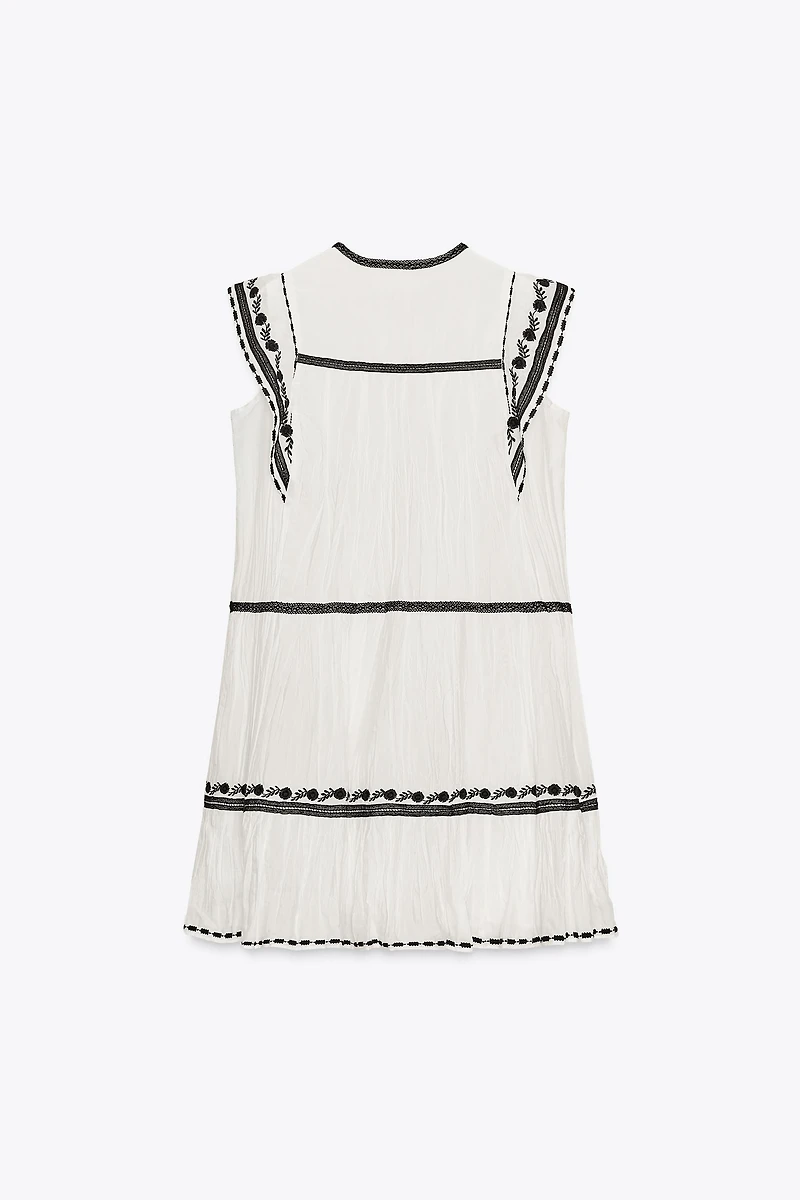 ROBE COURTE BRODÉE ZW COLLECTION