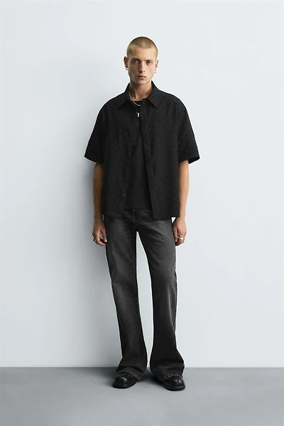GEOMETRIC JACQUARD SHIRT