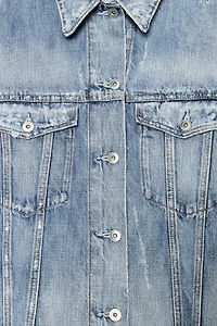 VESTE EN JEAN TRF DÉCHIRÉE