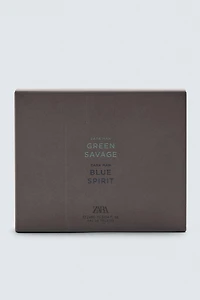 GREEN SAVAGE + BLUE SPIRIT EDT 2 X 90 ML (3.4 FL. OZ)