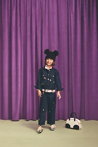 EMBROIDERED DENIM JACKET HARRY LAMBERT FOR ZARA X DISNEY