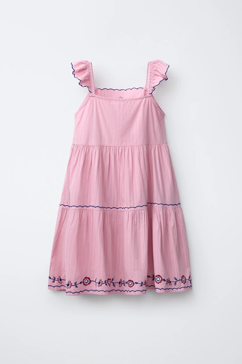 EMBROIDERED DRESS