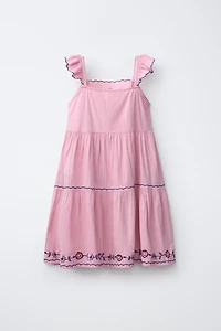 EMBROIDERED DRESS