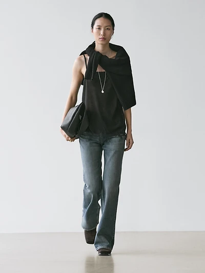 Camisole top with lace detail