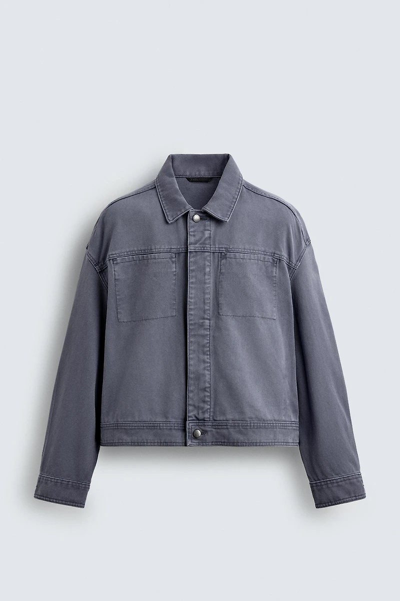 WASHED BOXY FIT JACKET