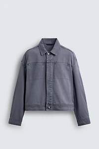 WASHED BOXY FIT JACKET