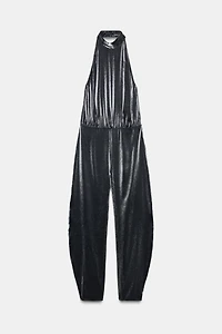 HALTER BALLOON JUMPSUIT