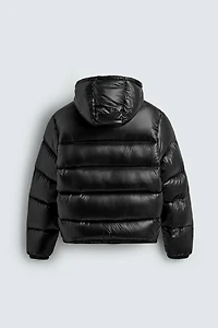 100% FEATHER WATER REPELLENT PUFFER JACKET