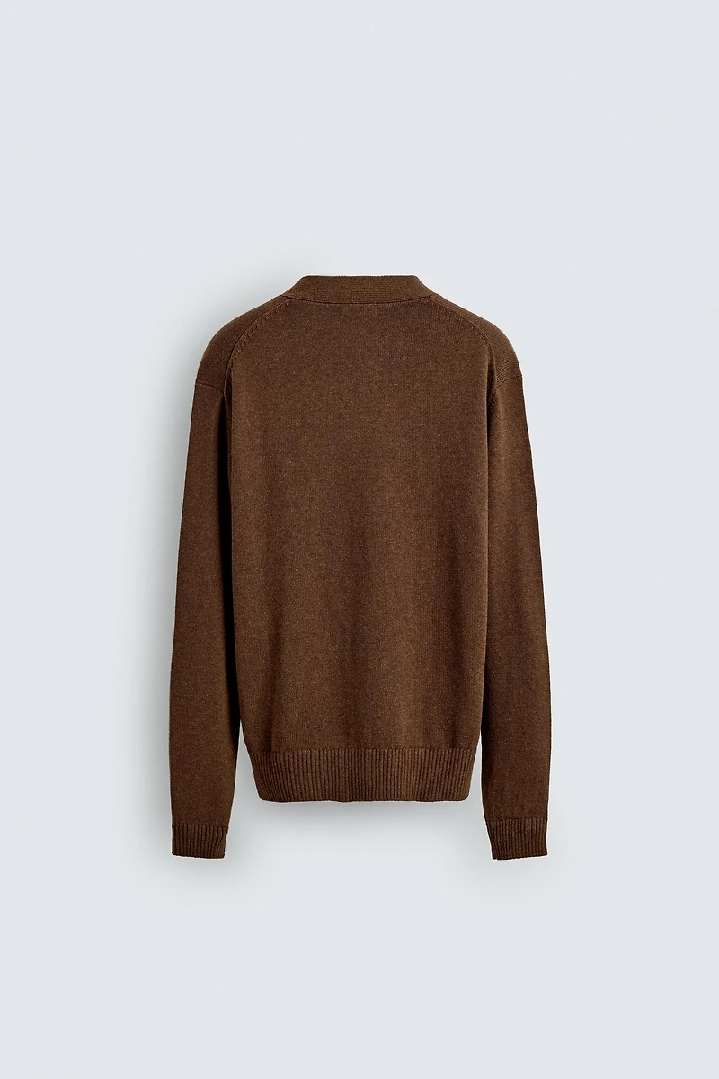 COTTON - CASHMERE CARDIGAN