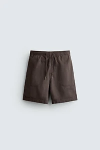 SHORT RELAXED FIT DÉLAVÉ