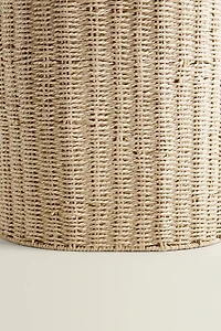 FABRIC-LINED LAUNDRY HAMPER