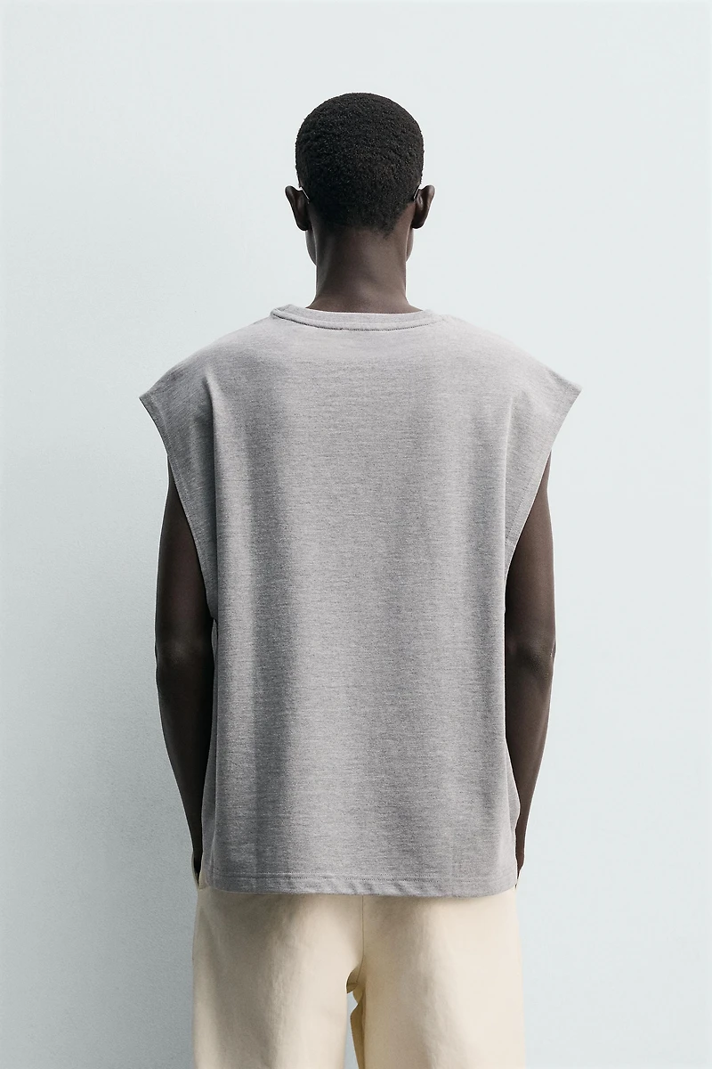 DÉBARDEUR RELAXED FIT BRODÉ