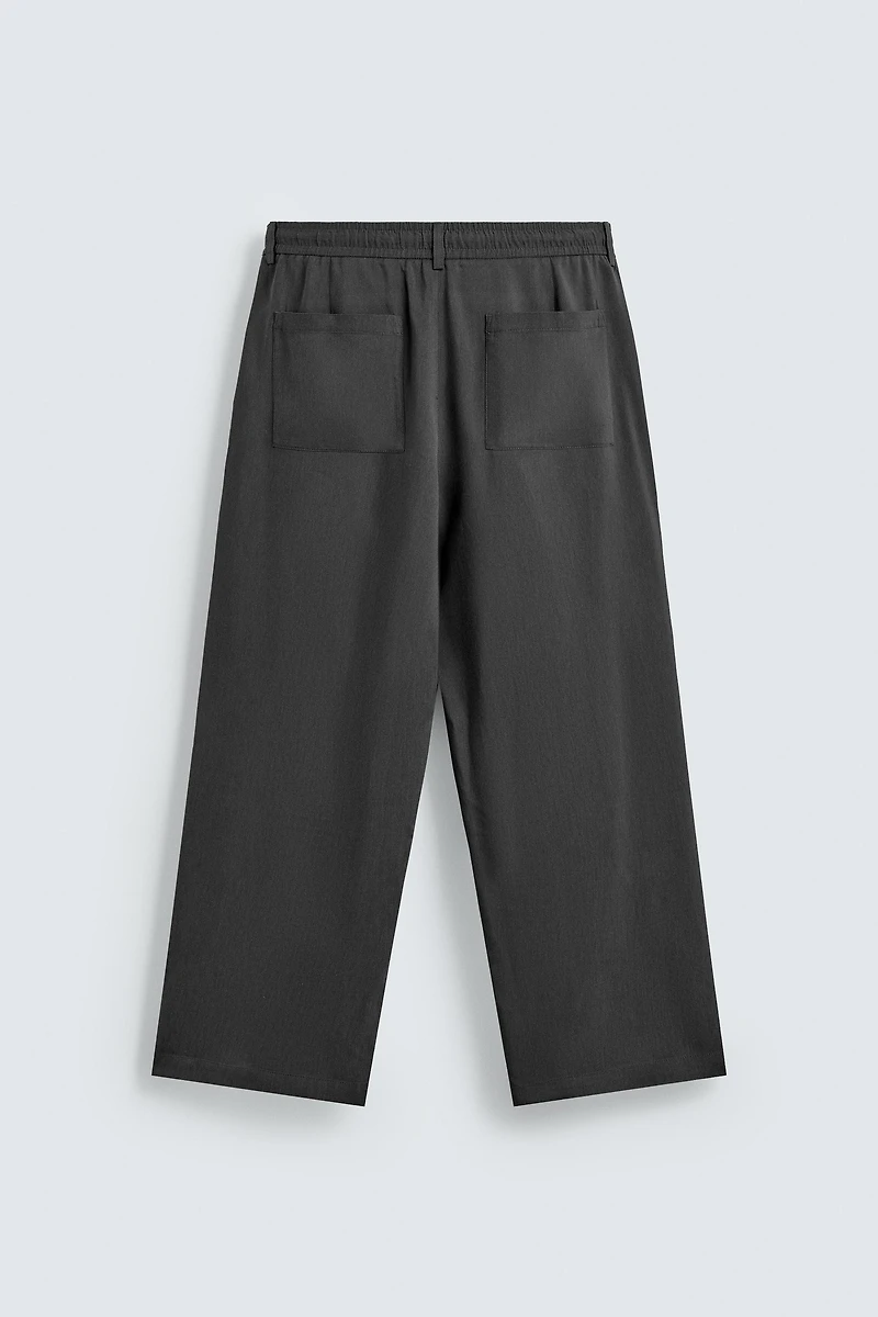 PANTALON FLUIDE À PLIS