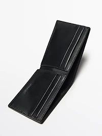 Nappa leather landscape wallet