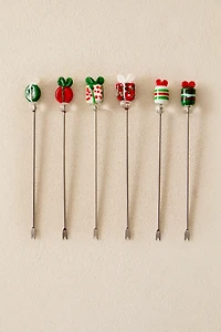 SET OF CHRISTMAS GIFT SKEWERS (SET OF 6)