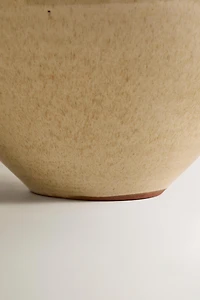 ENAMELLED STONEWARE VASE