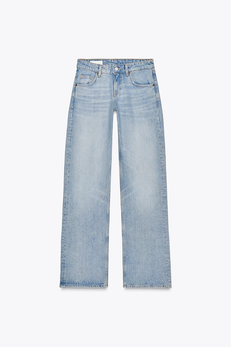 TRF LOW-RISE WIDE LEG JEANS
