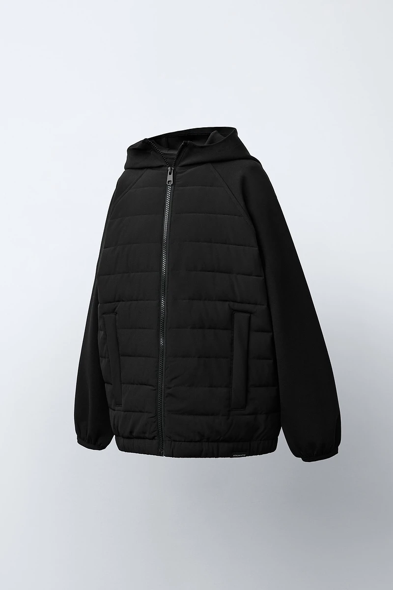 VESTE ULTRALÉGÈRE COMBINÉE EFFET NÉOPRÈNE