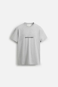 SLIM FIT TEXT T-SHIRT