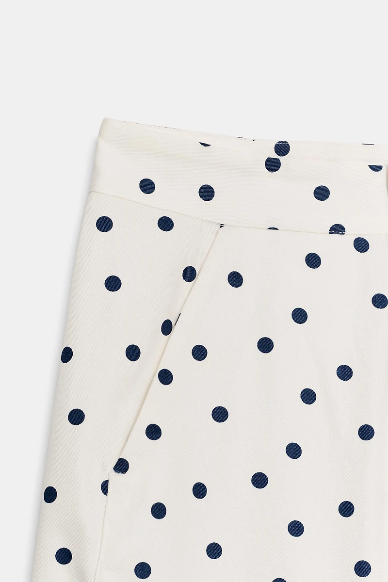 POLKA DOT BARREL PANTS