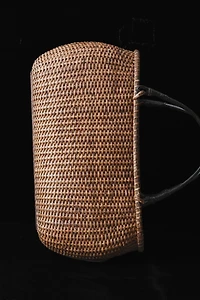 RATTAN AND BAMBOO BASKET