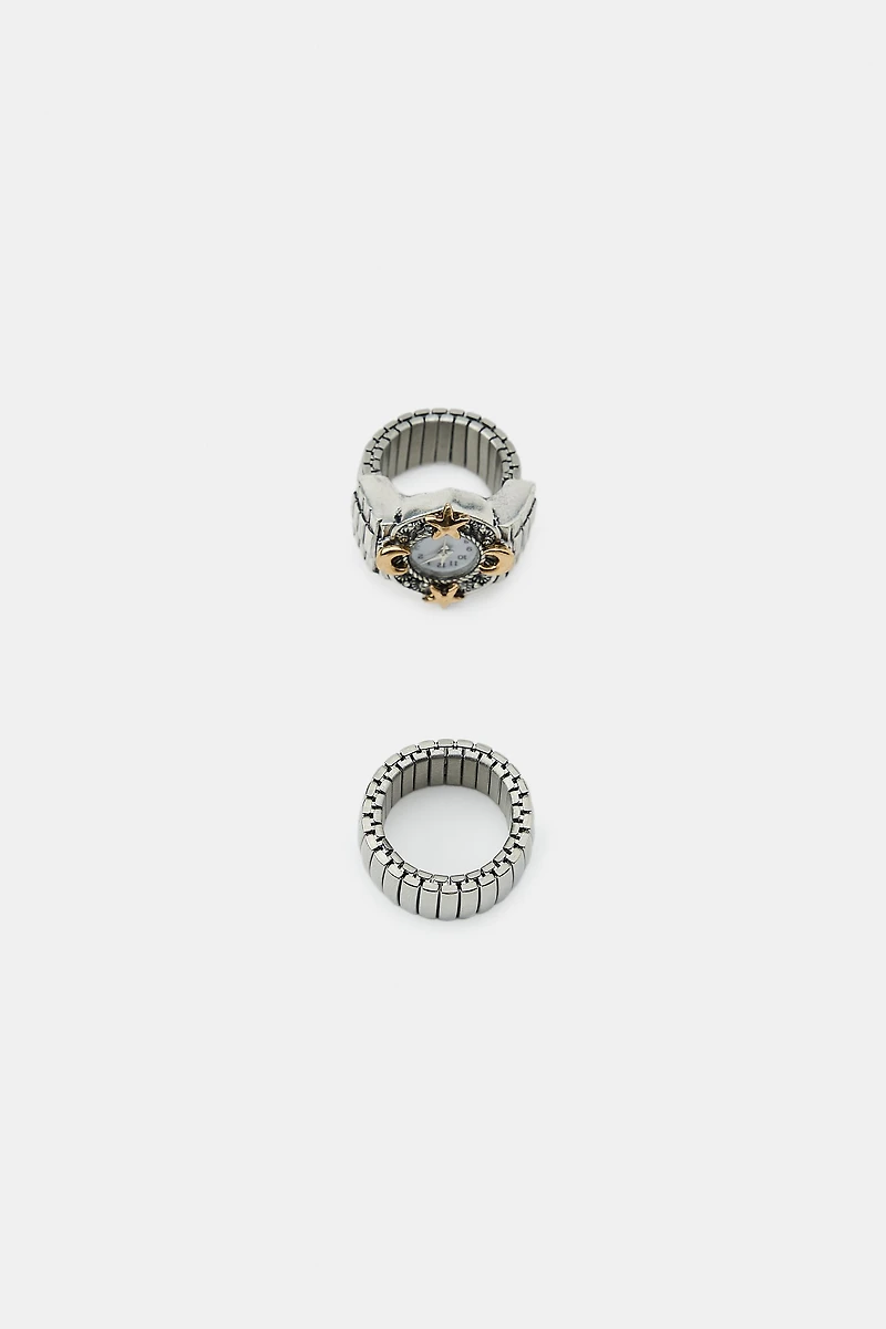 2-PACK OF MESH WATCH RINGS