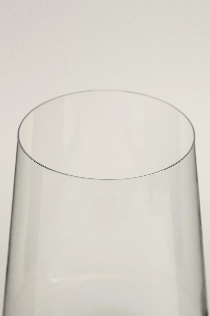VERRE À VIN CRISTALLIN CONIQUE