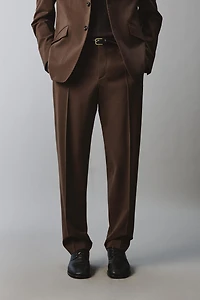 REGULAR FIT SUIT PANTS