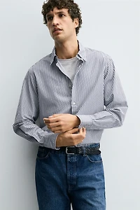 CHEMISE COUPE REGULAR À RAYURES
