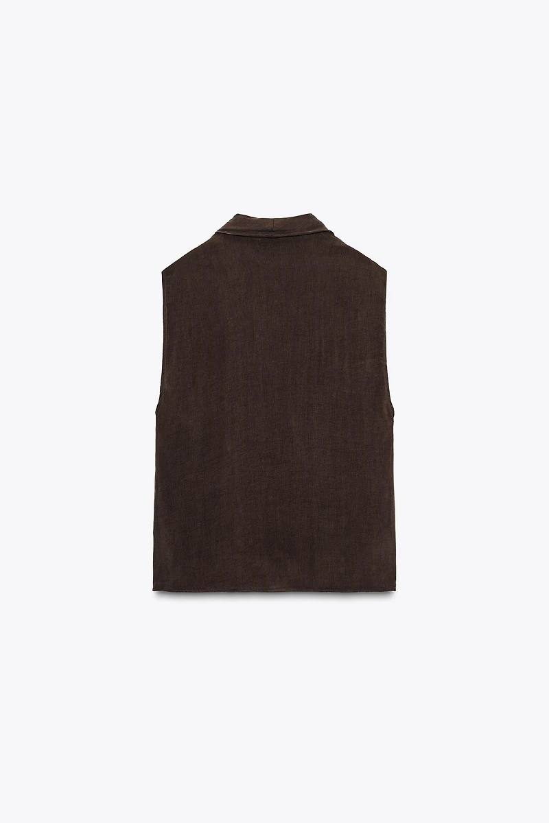 TOP FLUIDE LACETS ZW COLLECTION