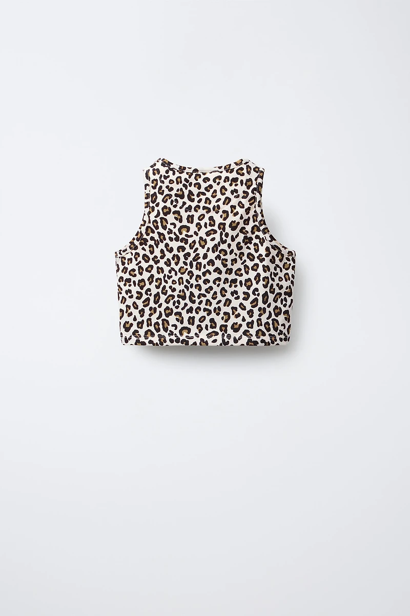 ANIMAL PRINT TOP