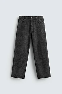 PANTALON COUPE BAGGY IMPRIMÉ DÉLAVÉ