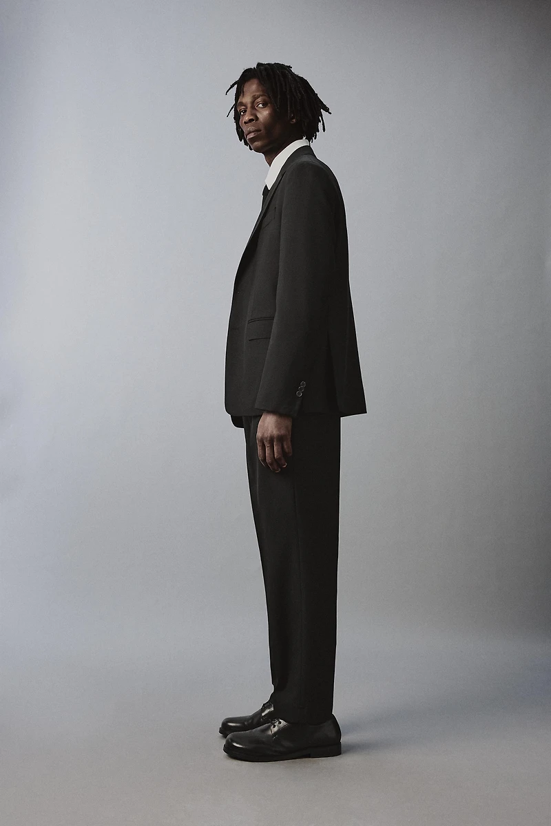 100% WOOL SUIT PANTS